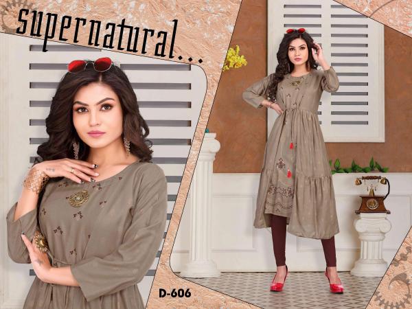 Tamaana Fancy Rayon Long Kurti 